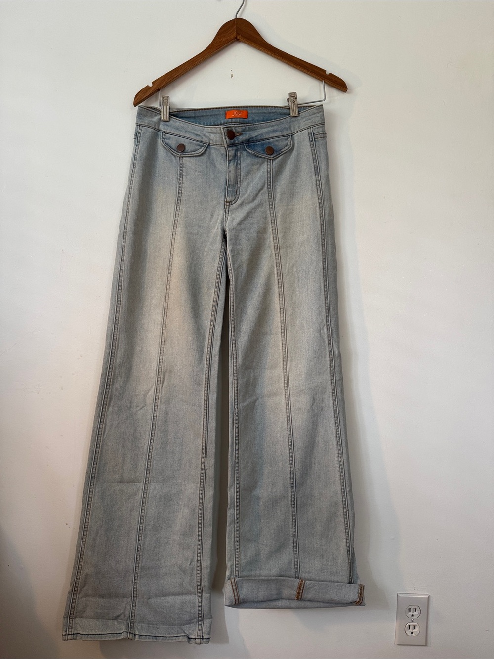 Joe Fresh Light Blue Wide-Leg Jeans